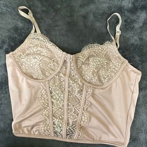 Corset crop top from Amazon